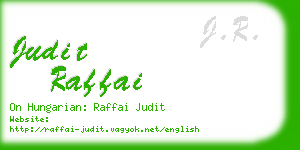 judit raffai business card